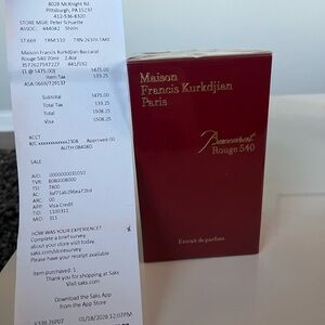 Maison Francis Kurkdjian Red Baccarat Rouge 540 75ml